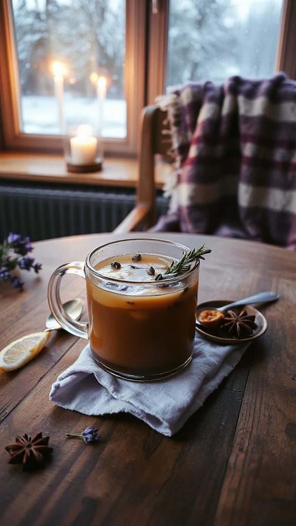 herbal lavender hot toddy