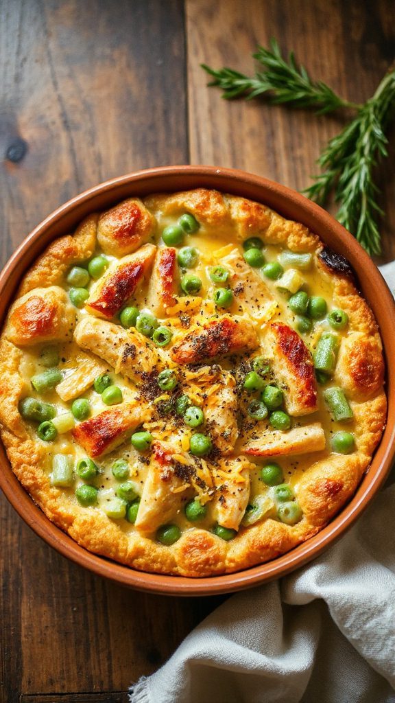 herbed chicken green bean casserole