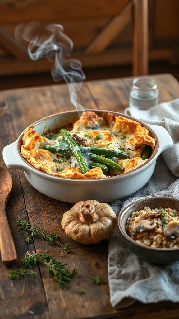 herbed chicken green bean casserole