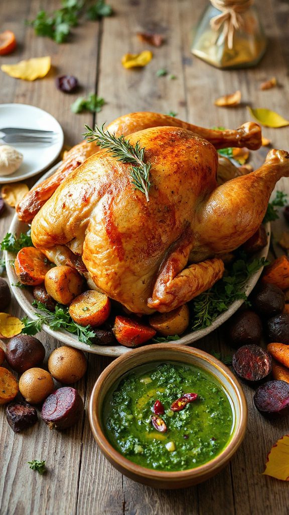 herbed chimichurri turkey stuffing