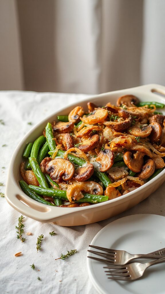 herbed green bean casserole