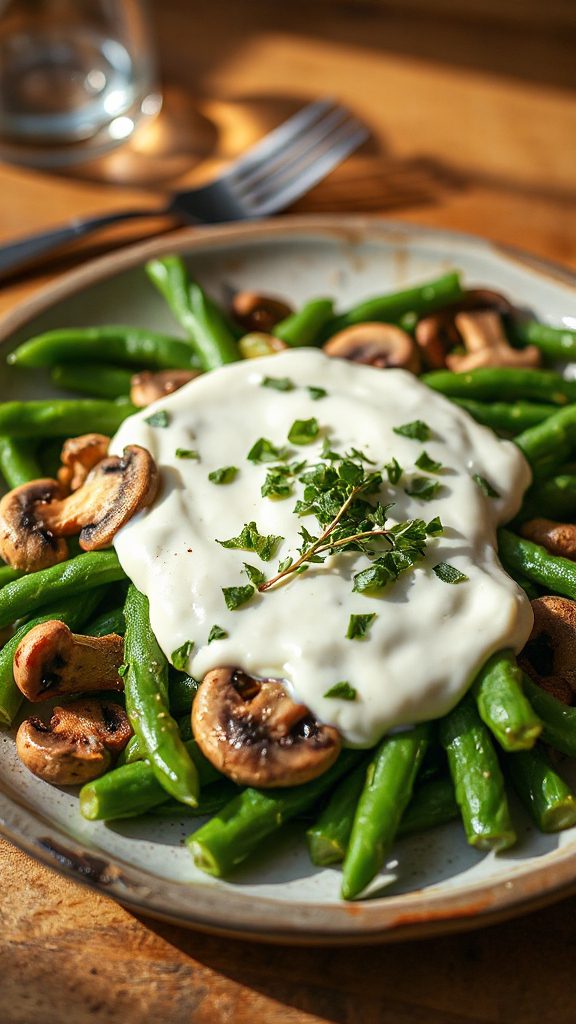 herbed green bean gratin herbed green bean gratin