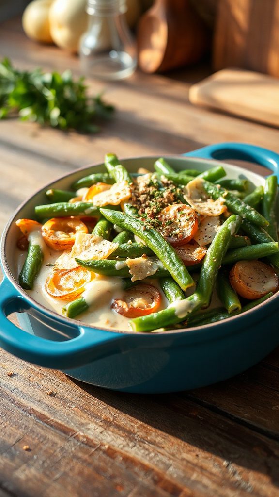 herbed gruy re green beans herbed gruy re green beans