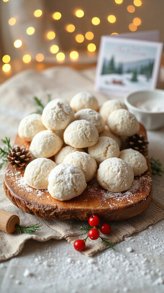 holiday buttery nut cookies