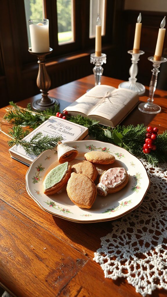 holiday figgy pudding cookies