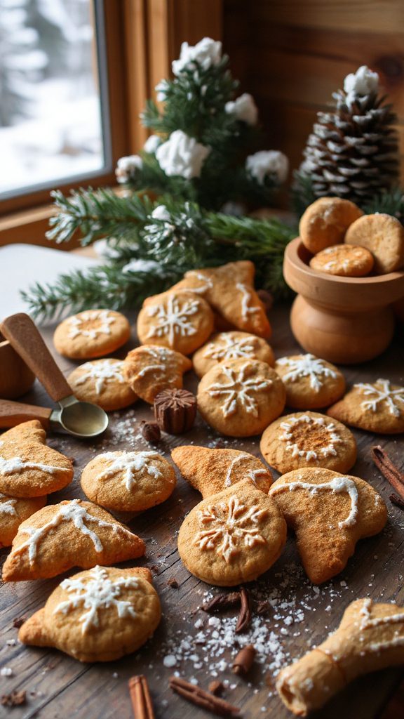 holiday ginger snap cookies