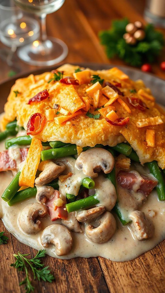 holiday ham green bean bake holiday ham green bean bake