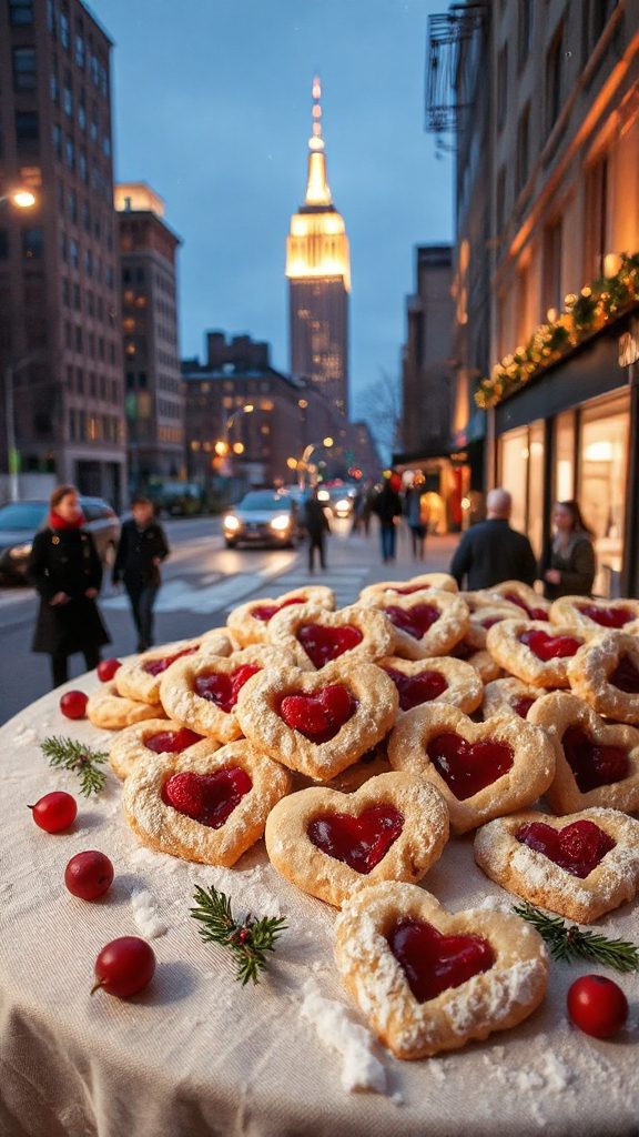 holiday raspberry linzer cookies holiday raspberry linzer cookies