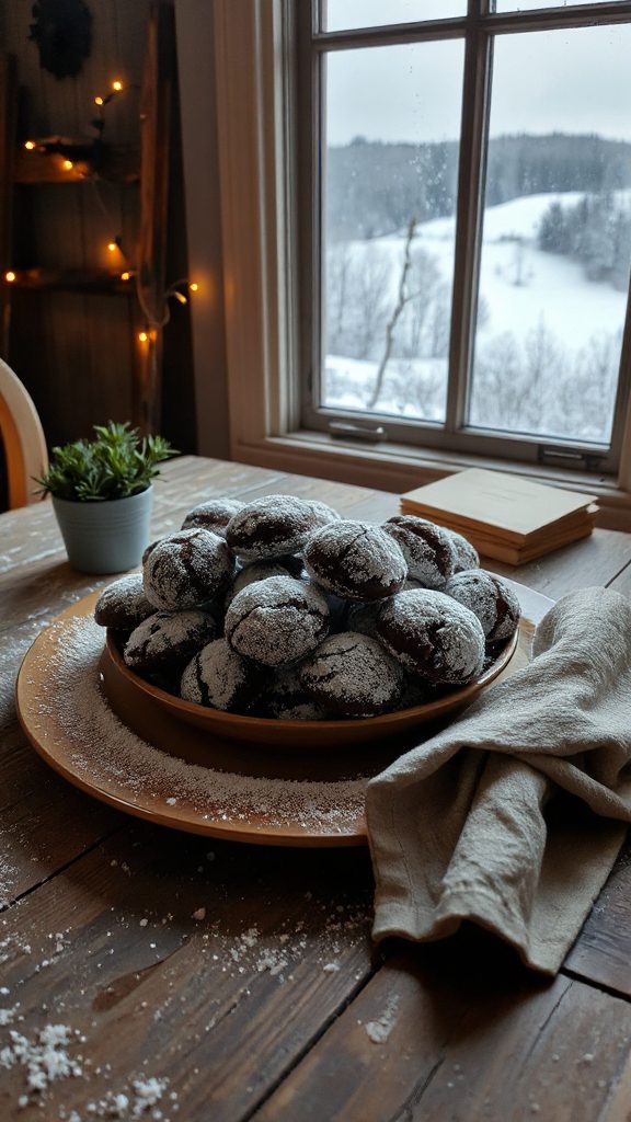 holiday spiced chocolate cookies holiday spiced chocolate cookies