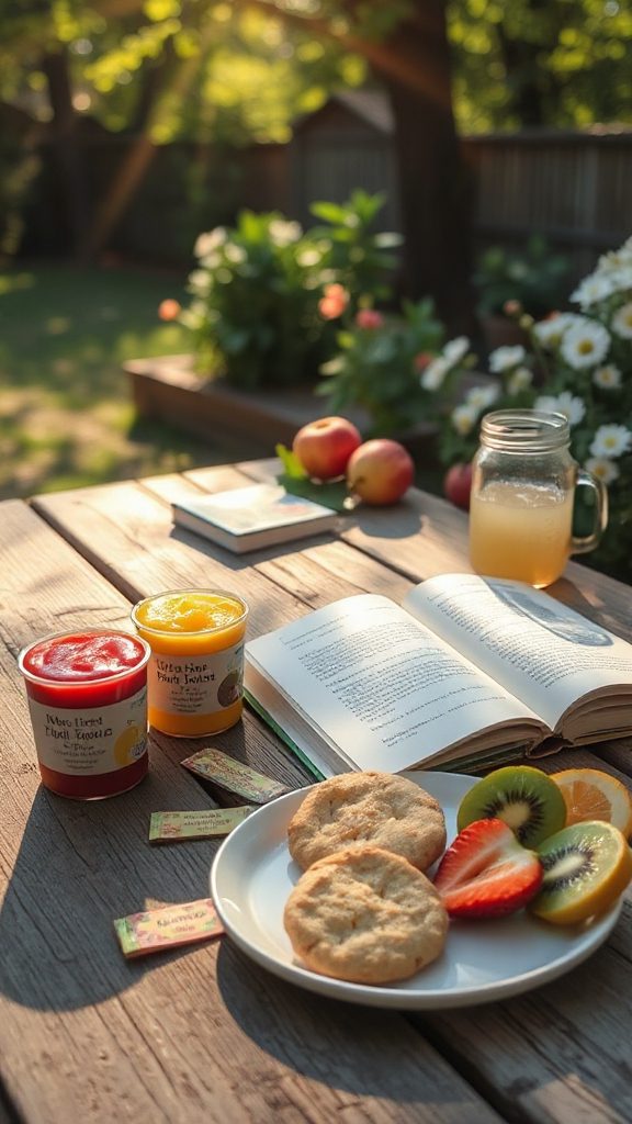 homemade applesauce snack cups