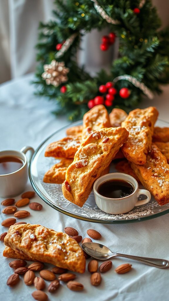 homemade crunchy almond biscotti