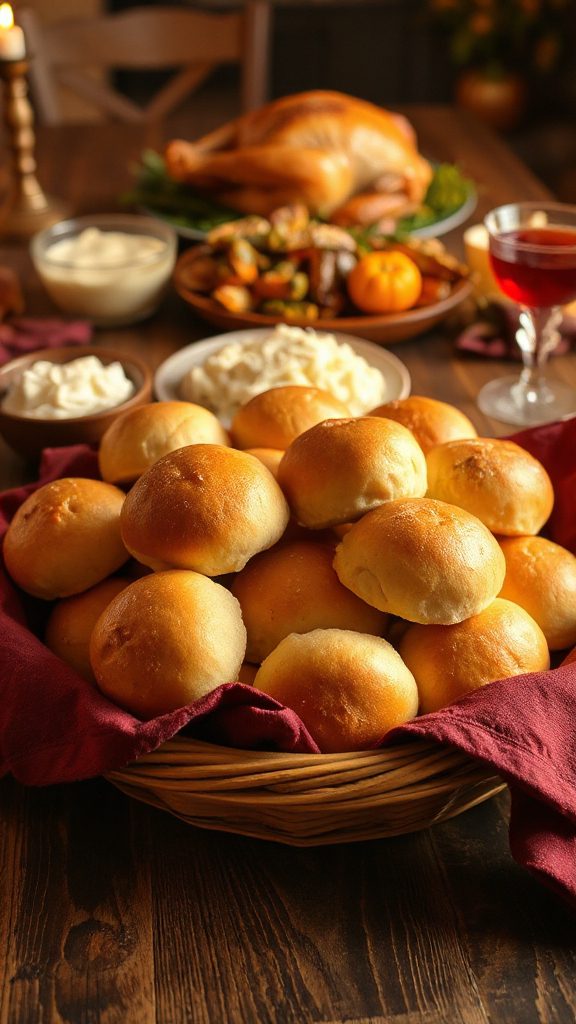 homemade fluffy dinner rolls