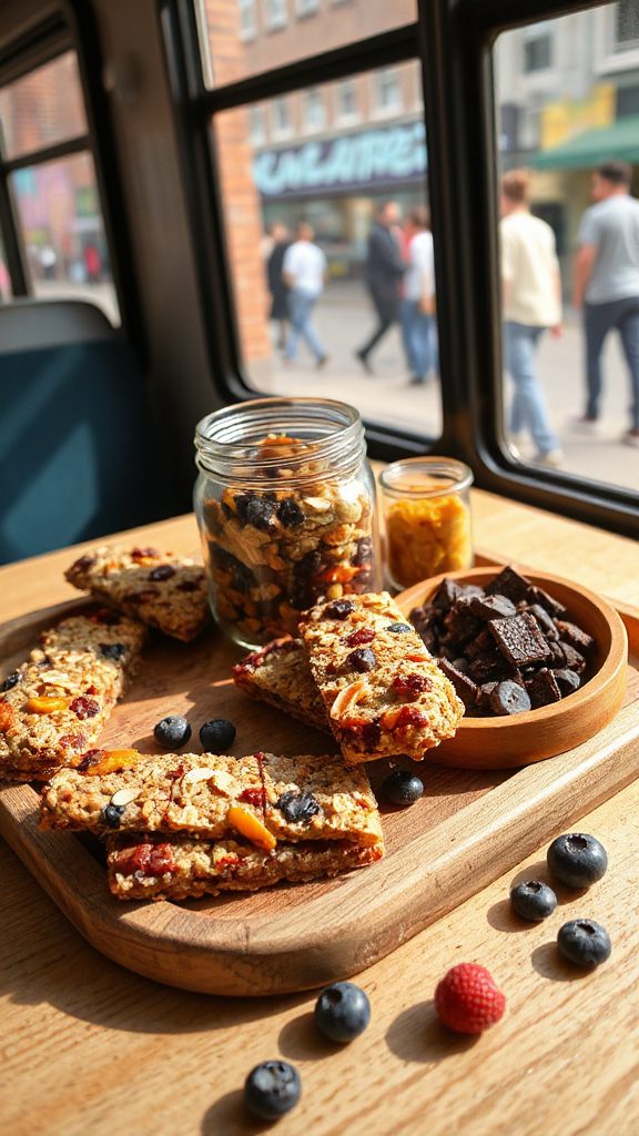 homemade nutritious granola bars