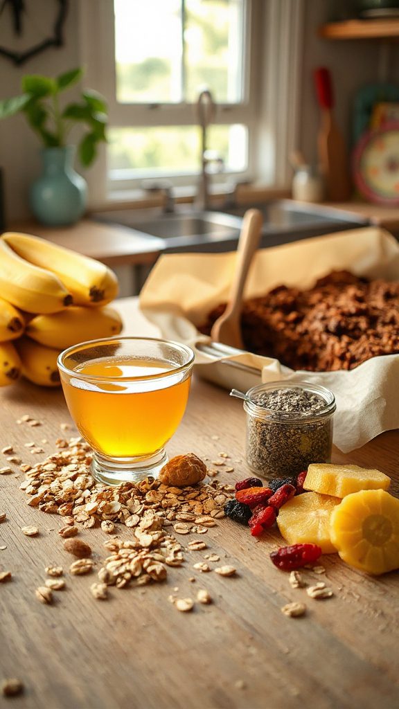 homemade nutritious snack bars