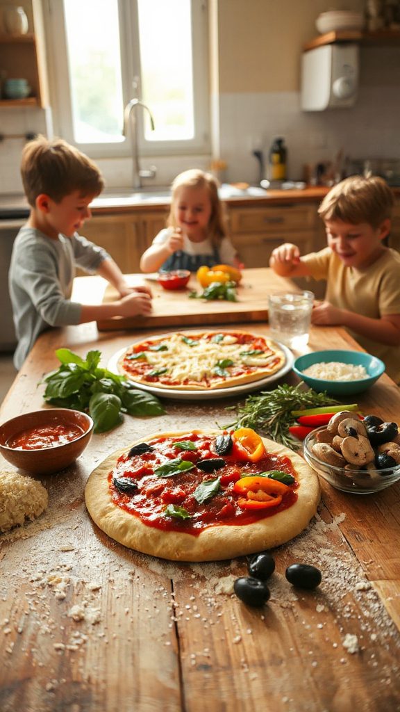 homemade pizza family night