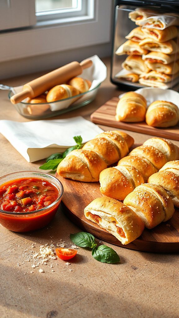 homemade pizza rolls recipe