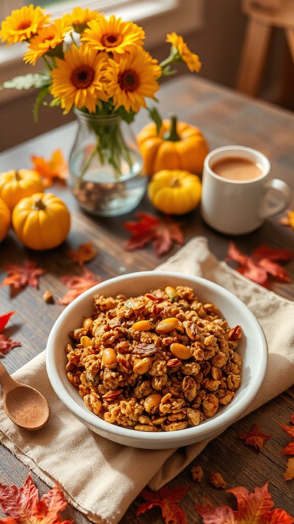 homemade pumpkin spice granola homemade pumpkin spice granola