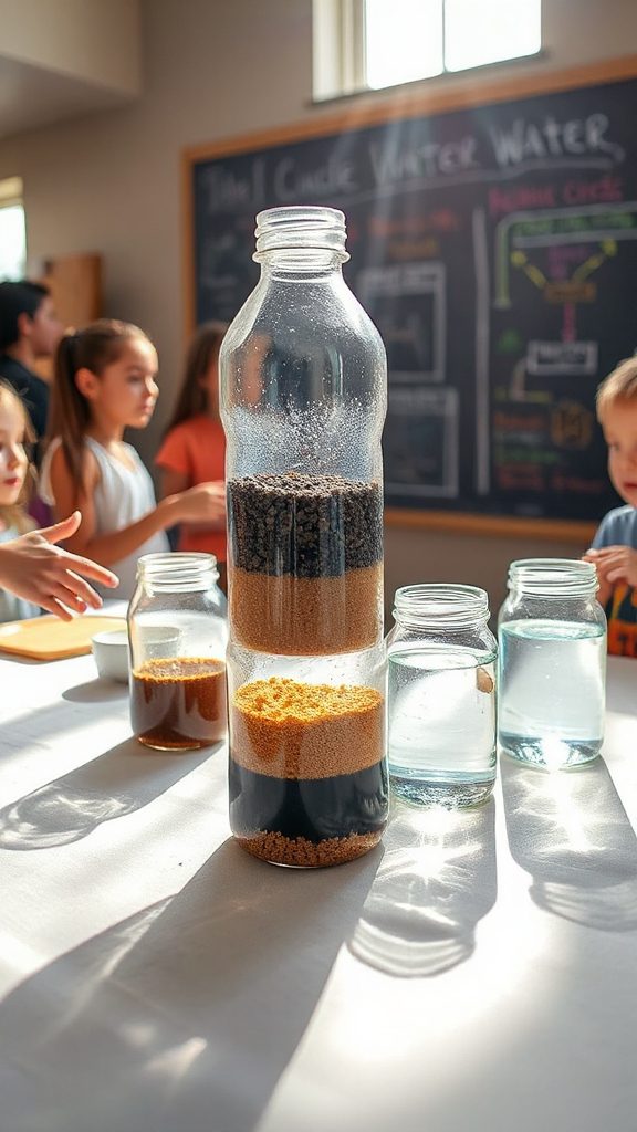 homemade water filtration project