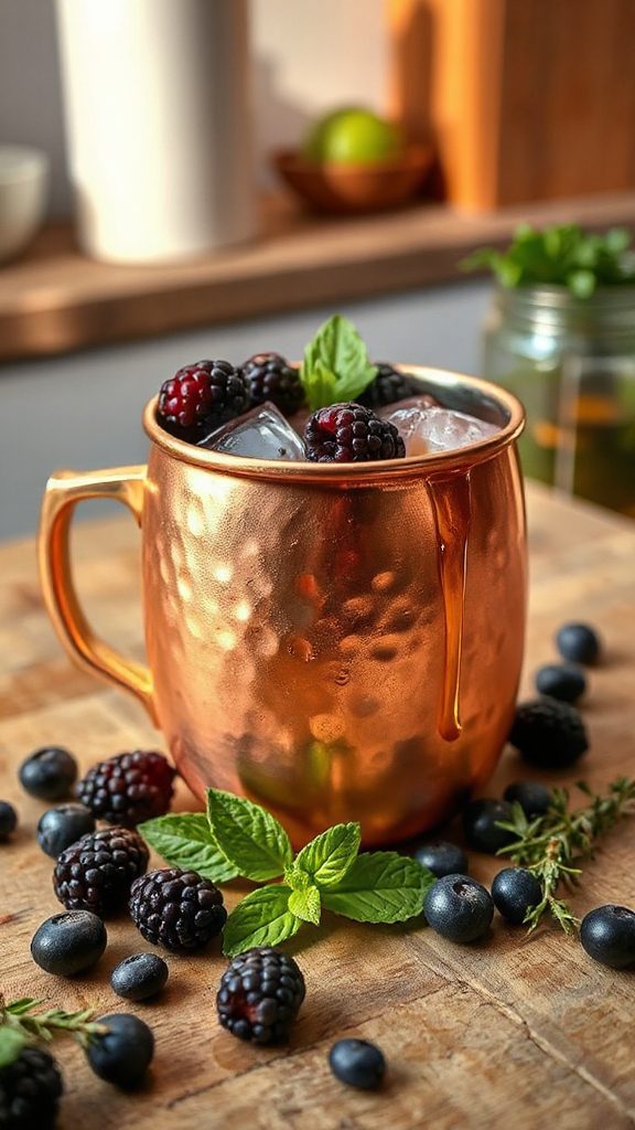 honey blackberry mezcal mule honey blackberry mezcal mule