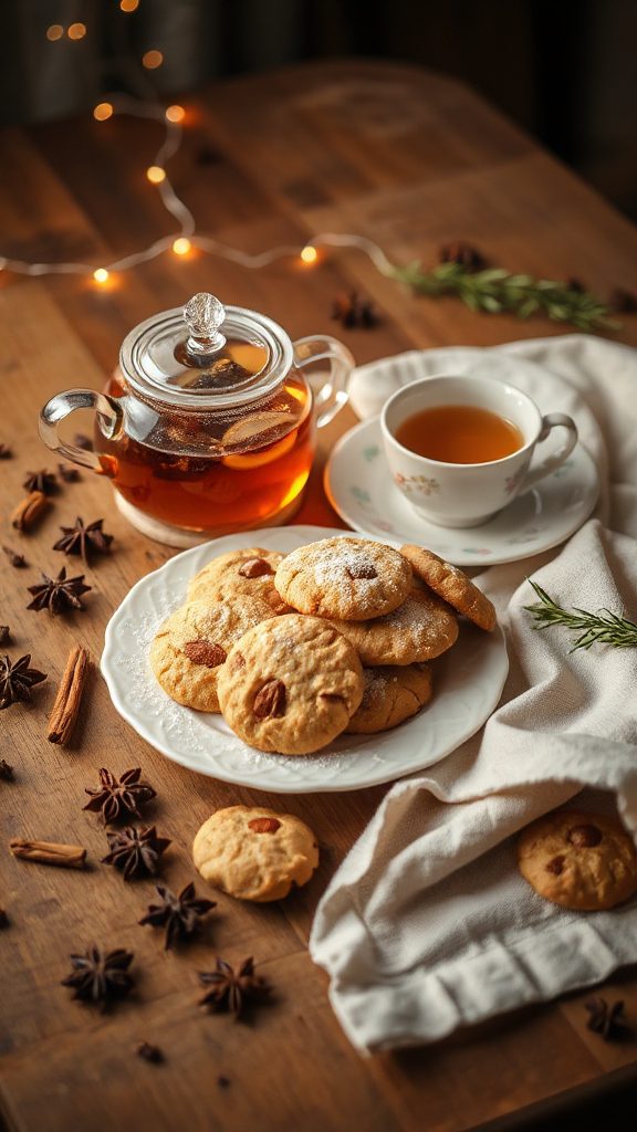 honey chai almond cookies recipe