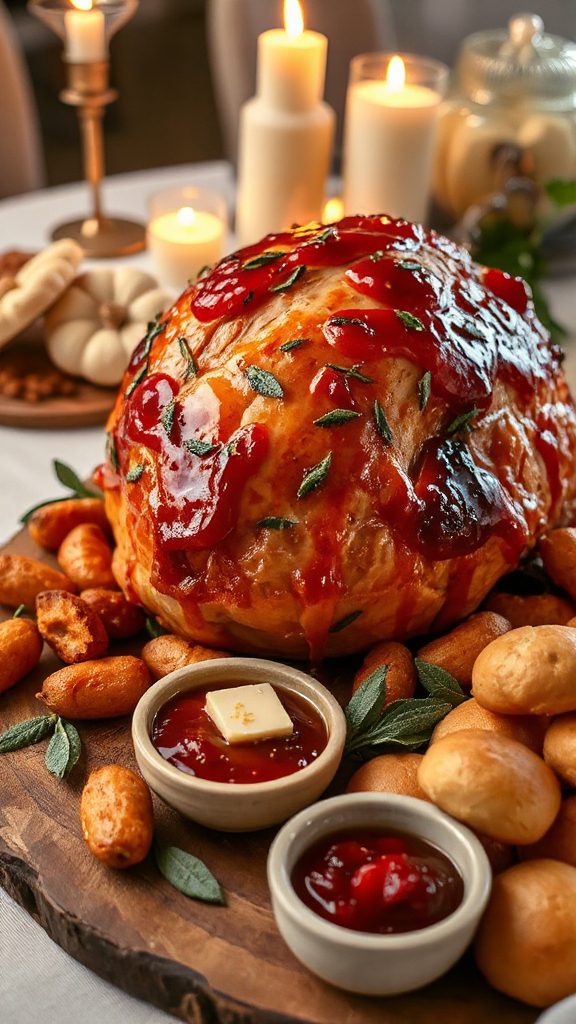 honey fenugreek glazed ham recipe