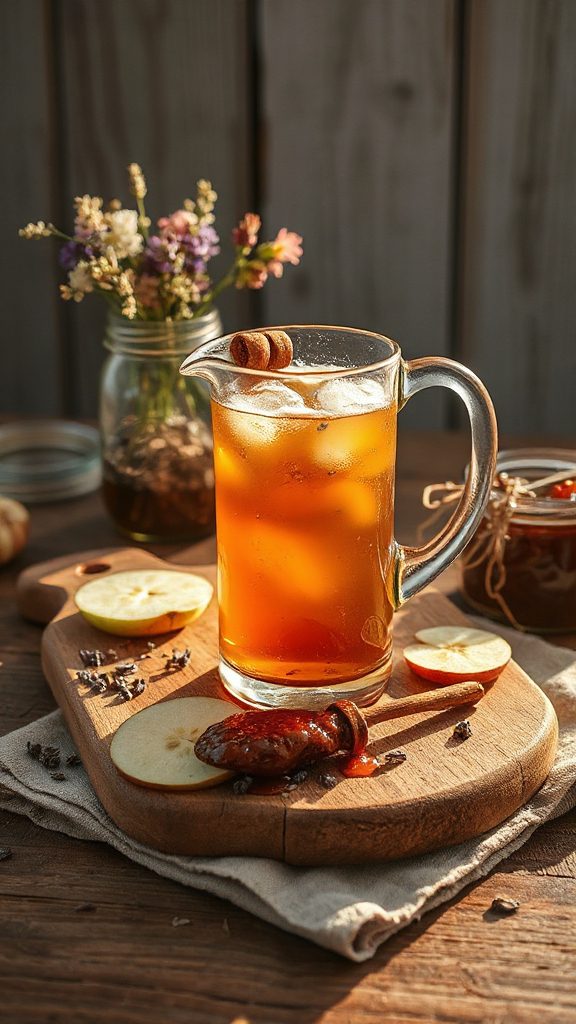 honey infused apple butter cocktail honey infused apple butter cocktail