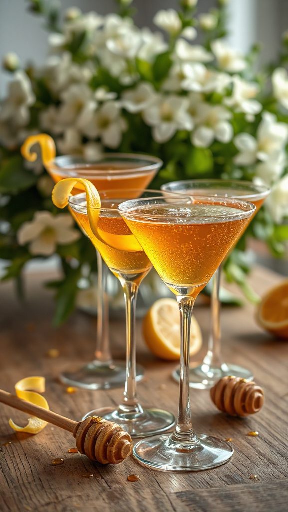 honey infused vodka cocktail