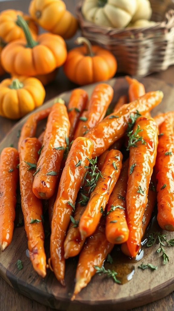 honey roasted caramelized carrots