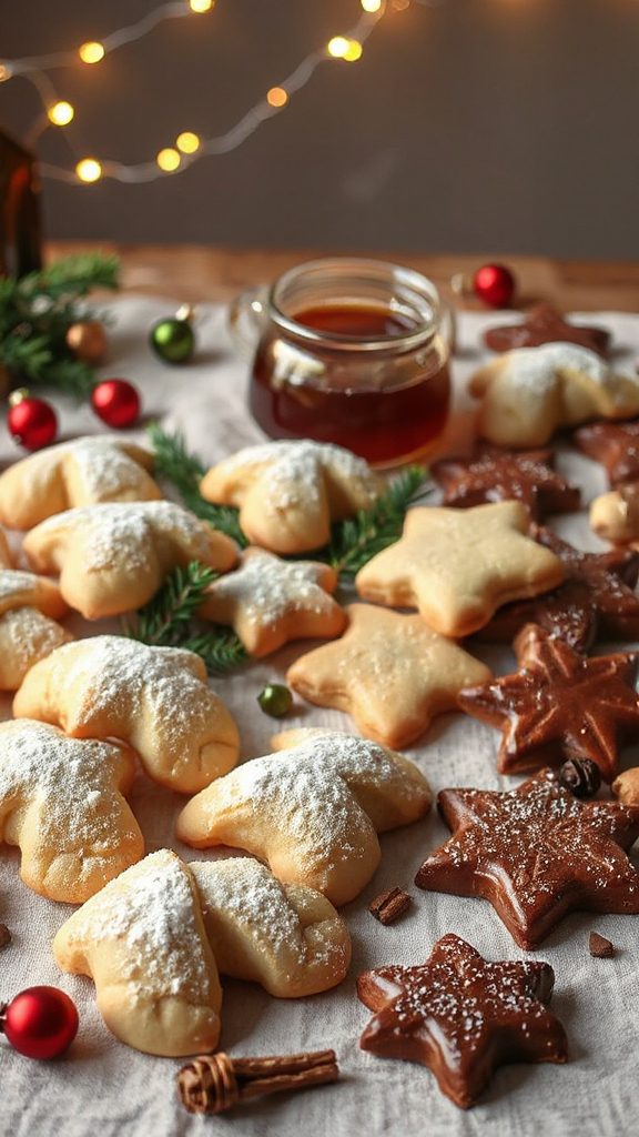 honey spiced holiday cookies