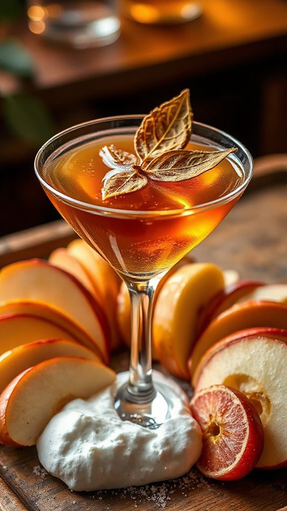 honey tart apple cocktail