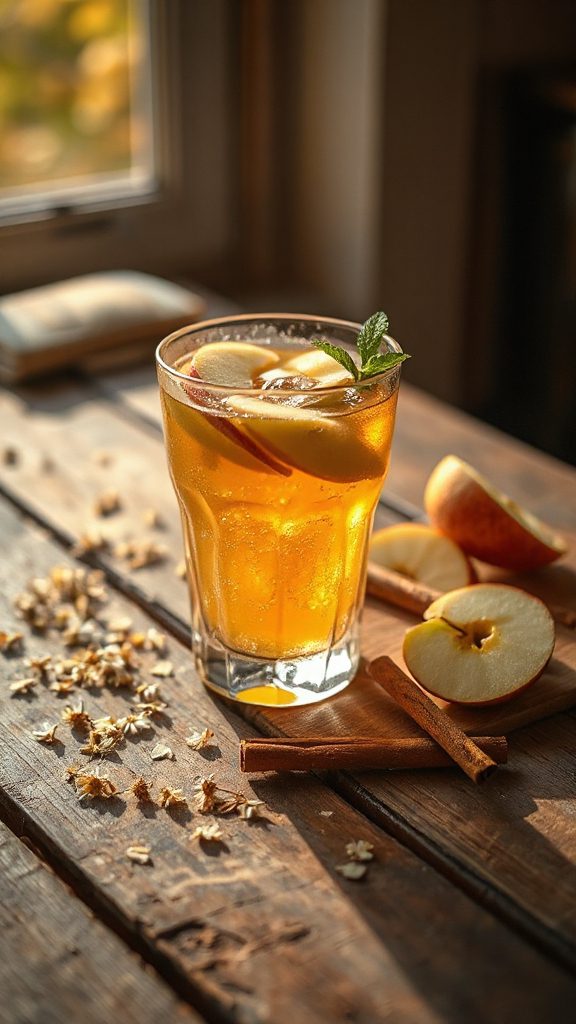 honeycrisp chamomile gin cocktail