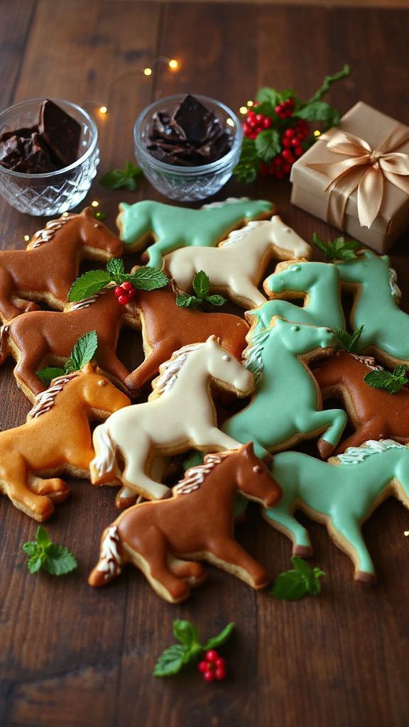 horse shaped sugar cookies