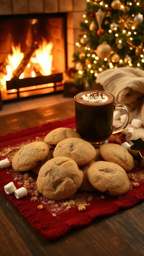 hot cocoa s mores cookies