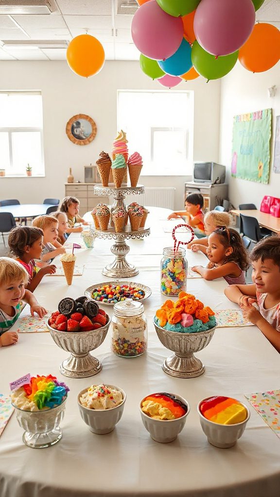 ice cream sundae celebration