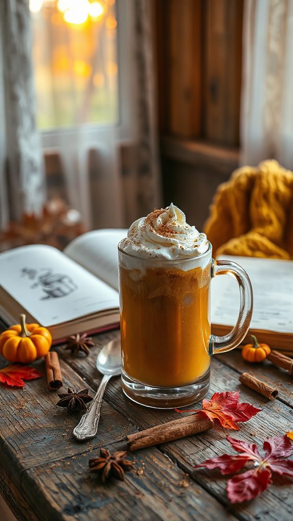 iced pumpkin spice delight