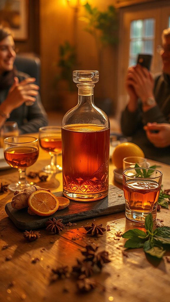 impressive flavorful cocktail creation