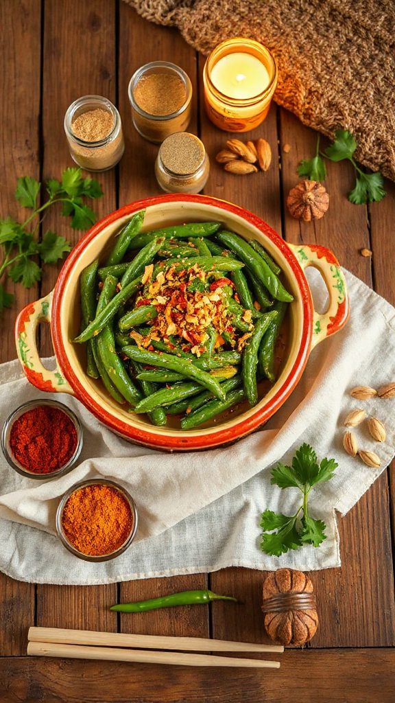 indian green bean casserole