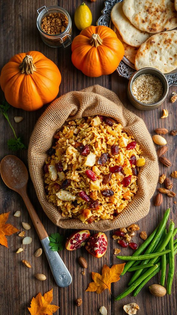 indian spiced thanksgiving stuffing