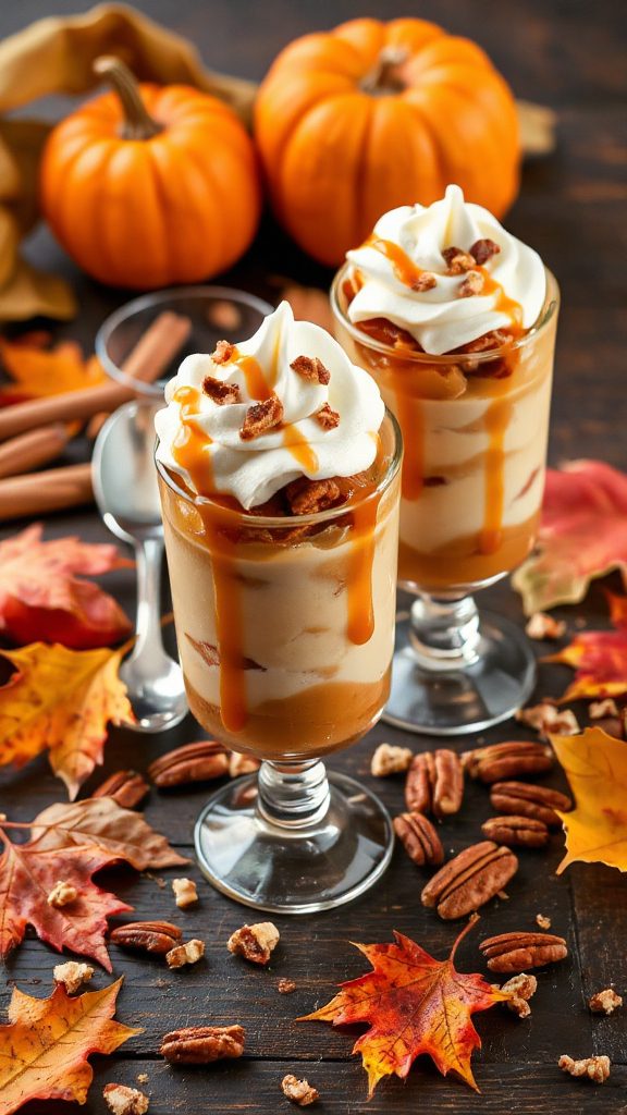 indulgent autumn dessert parfaits indulgent autumn dessert parfaits