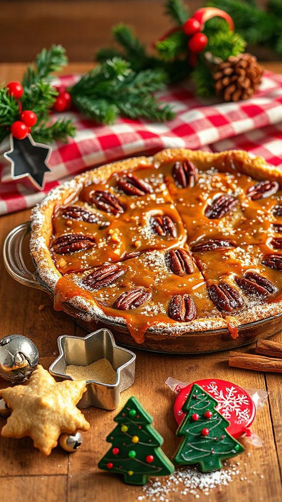 indulgent caramel pecan bars