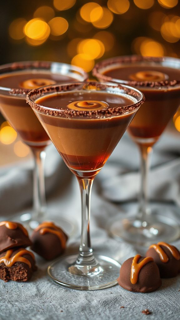 indulgent chocolate caramel cocktail