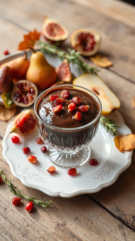 indulgent chocolate mousse dessert