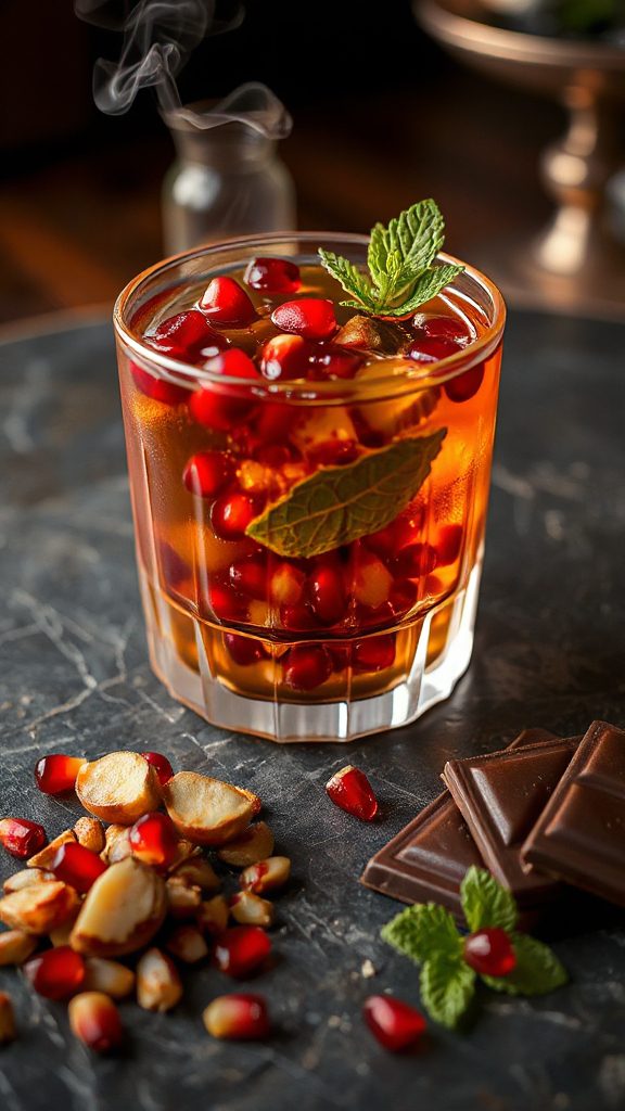 indulgent chocolate nut cocktail