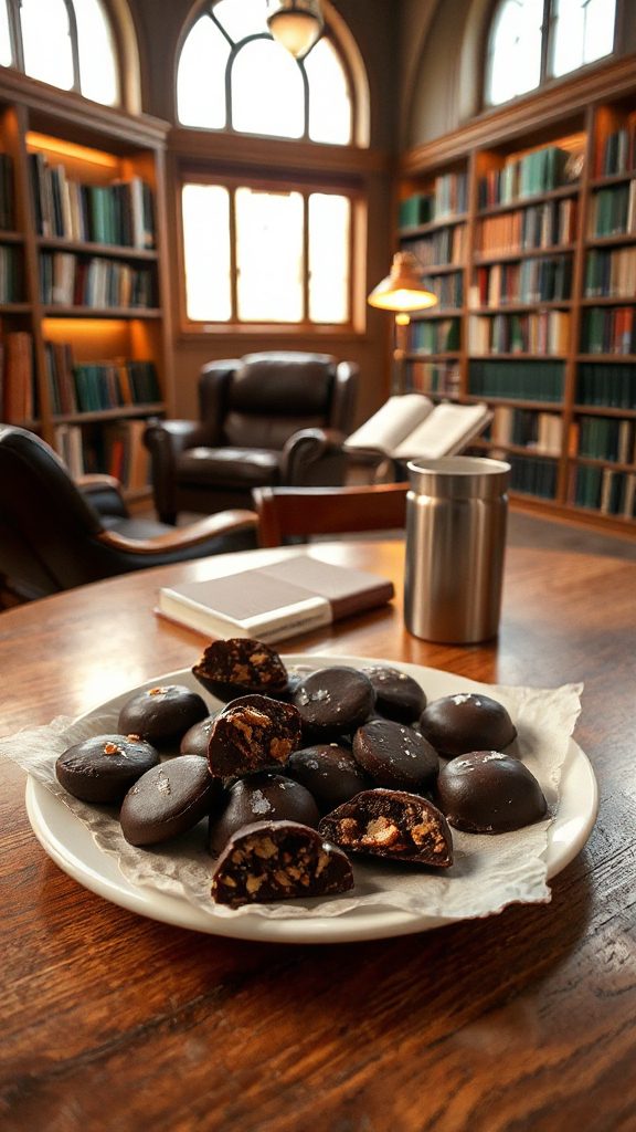 indulgent dark chocolate snacks