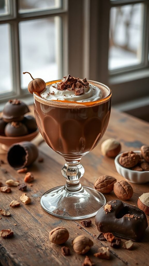 indulgent hazelnut chocolate cocktail indulgent hazelnut chocolate cocktail