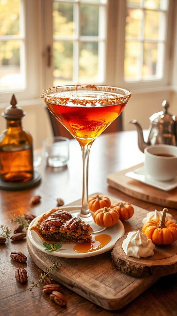 indulgent maple pecan cocktail