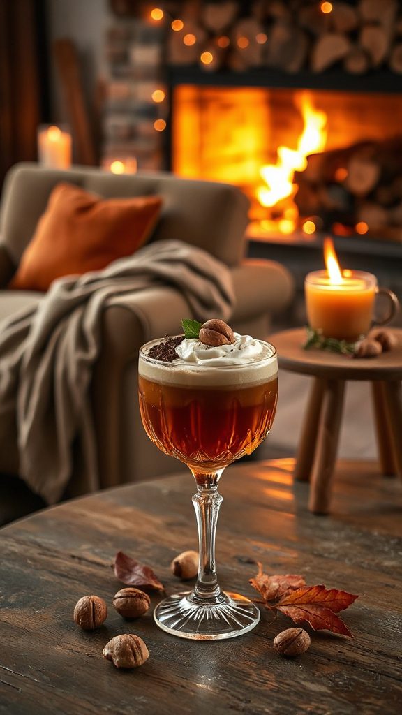 indulgent nutty chocolate cocktail