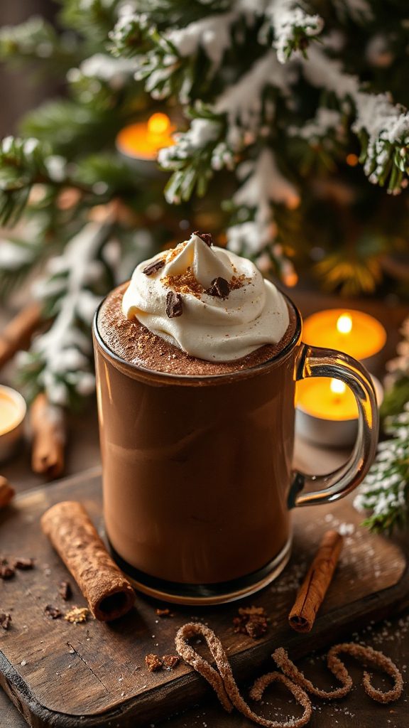 indulgent spiked hot chocolate
