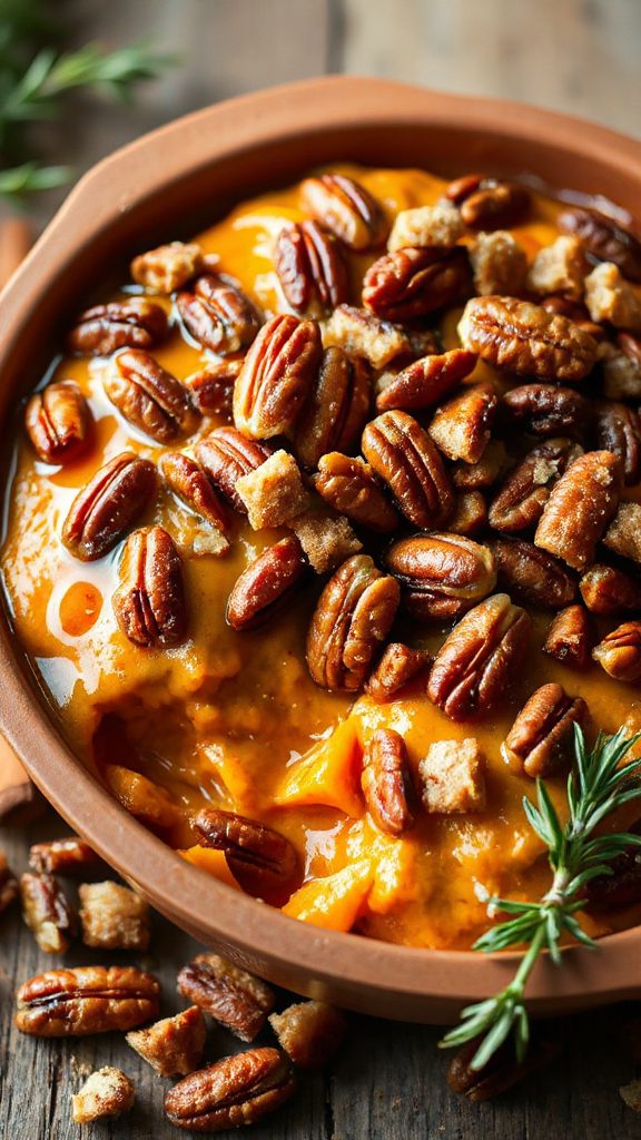 indulgent sweet potato casserole