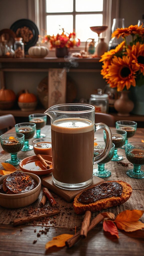 indulgent tequila hot chocolate